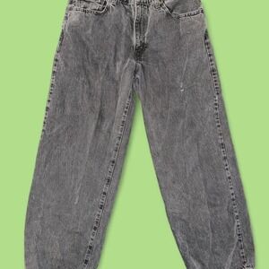 Levi's Baggy Dad Black Wash Jeans Women's Size 30